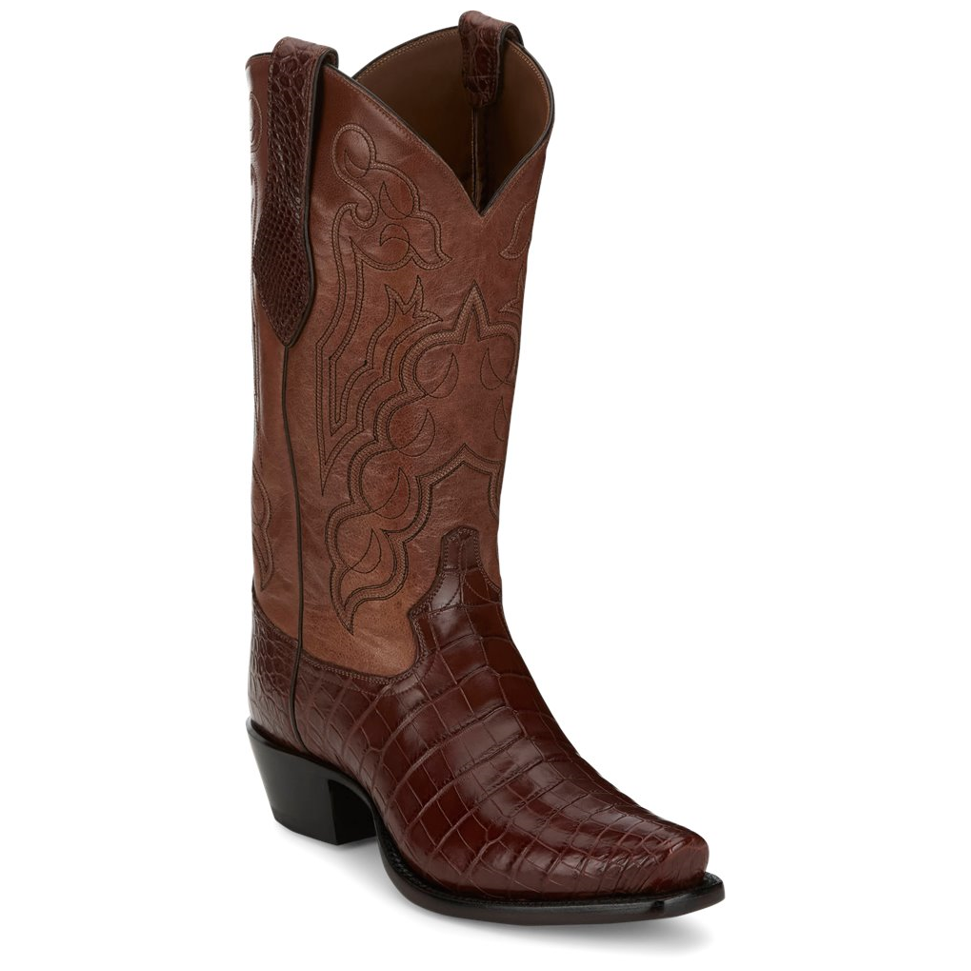 SALE- Tony Lama Signature Men's Zonne Cognac Crocodile Cowboy