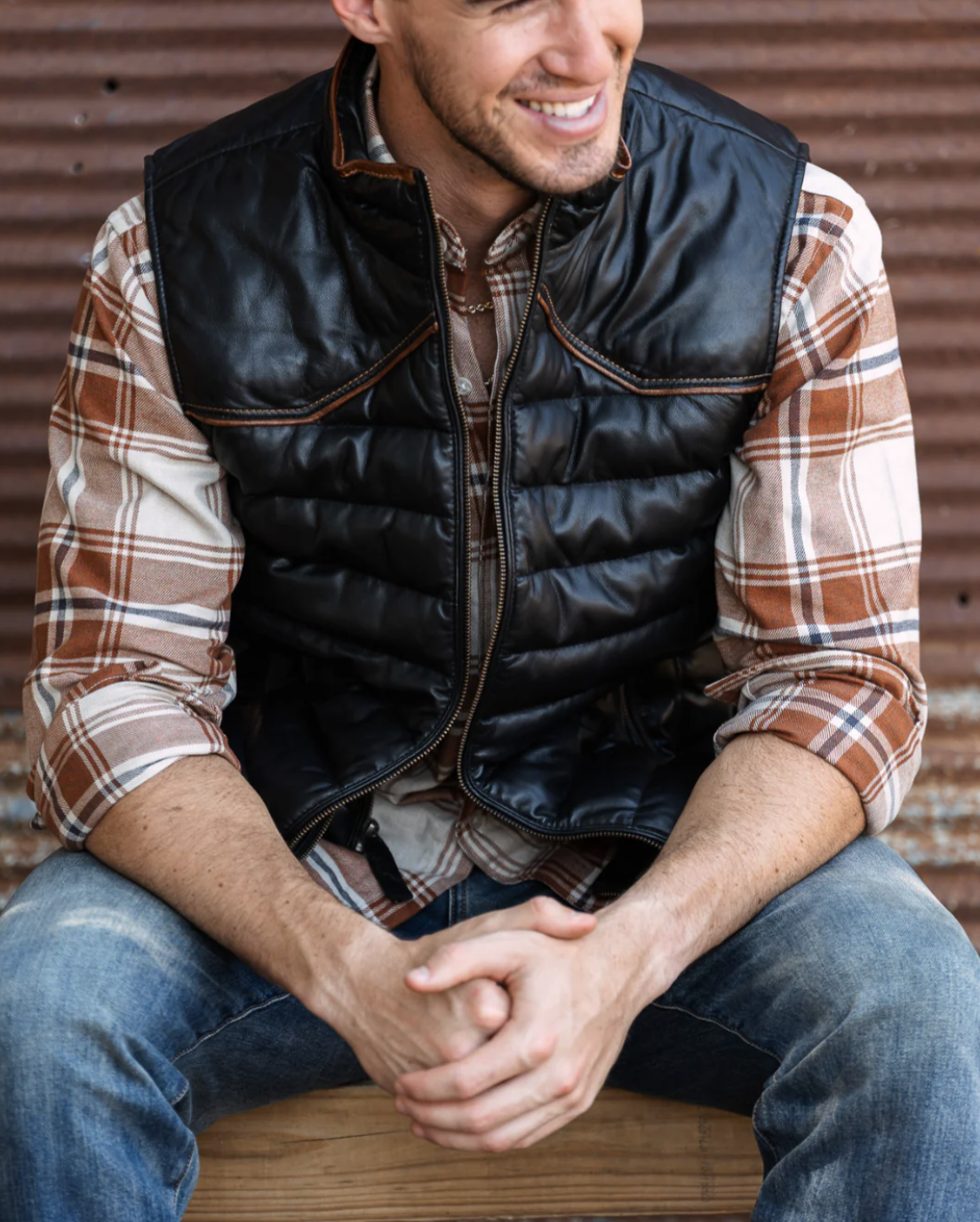 Texas Standard Maverick Leather Vest | The Hat Store, LLC