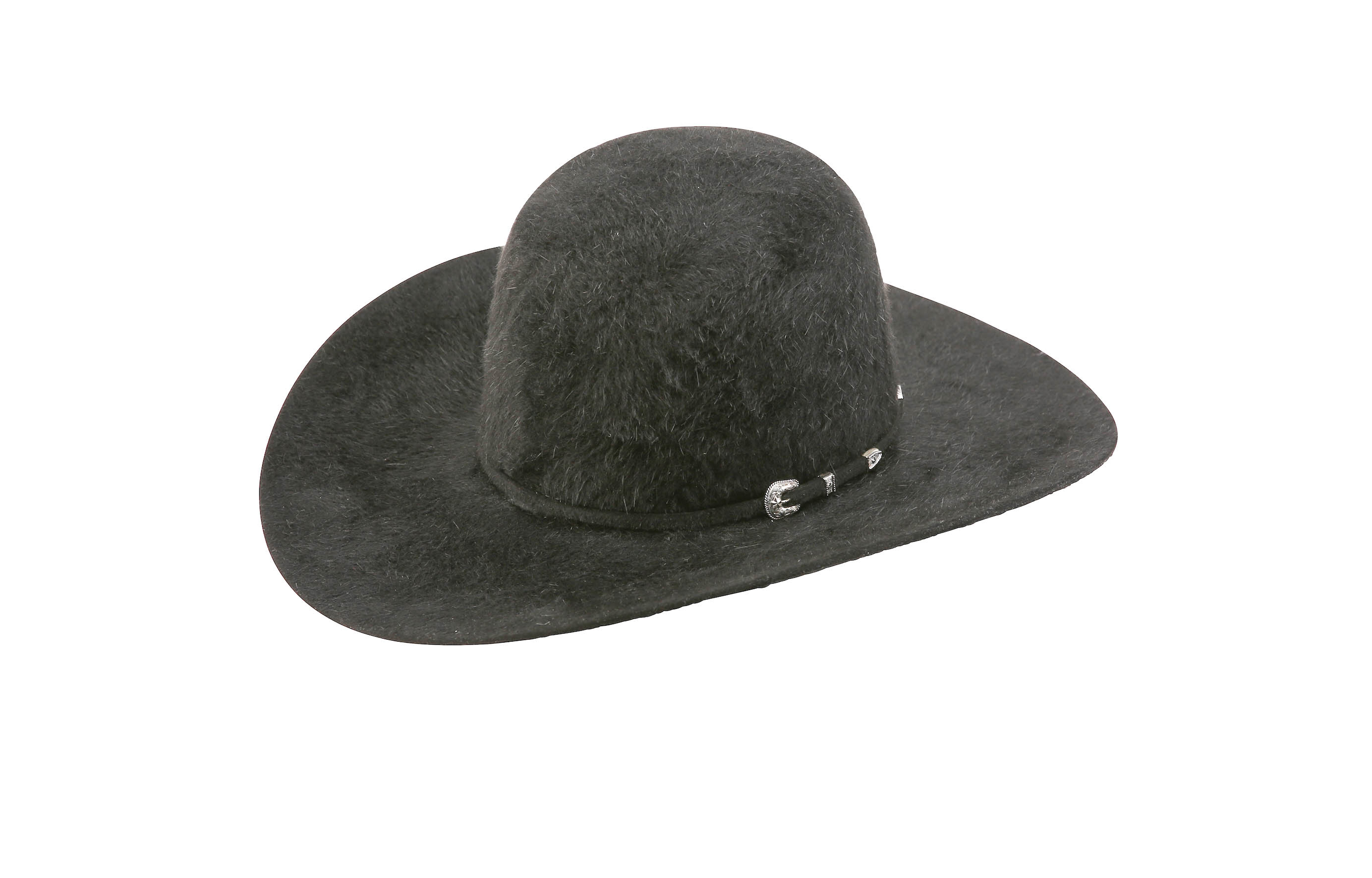 American Hat Co Felt 20x Grizzly Black 4 1/4 brim